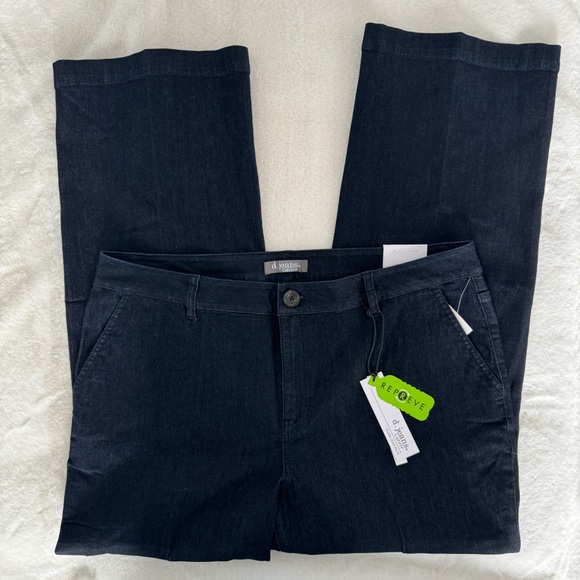 NWT D. Jeans Career Flare Denim Pants, Size 18W - Picture 4 of 12